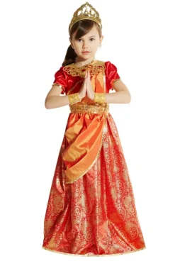 Déguisement de princesse cambodgienne 8-10 ans Oxybul
