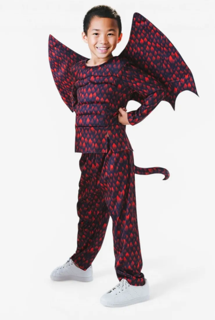 Déguisement dragon de feu 3-5 ans
