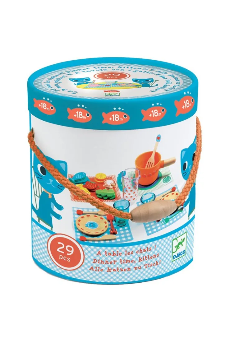 Dinette des petits A table les chats ! Djeco