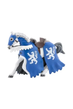 Figurine Cheval du chevalier lion à la lance Papo