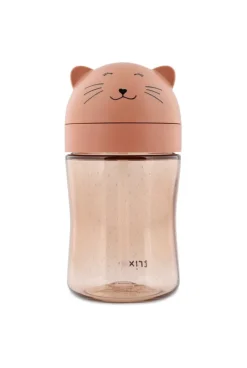 Gourde avec paille Mr chat, 300 ml