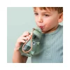 Gourde vert 280 ml avec paille et attache