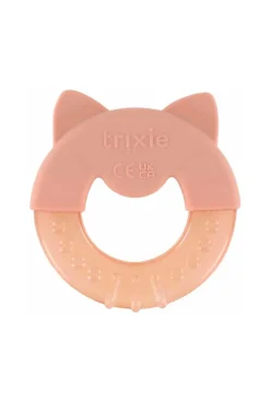 Hochet de dentition réfrigérant chat rose