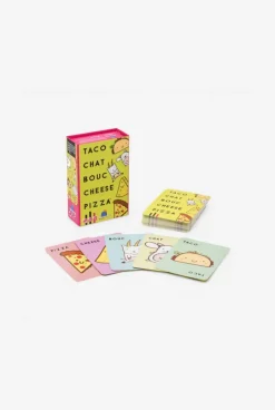 Jeu de cartes Taco Chat Bouc Cheese Pizza Blue Orange