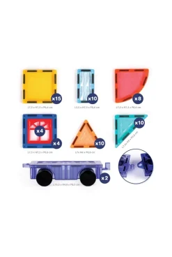 Jeu de construction magnétique véhicules, Ludi