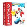 Jeu magnétique 3 véhicules et personnages en voyage Smartmax