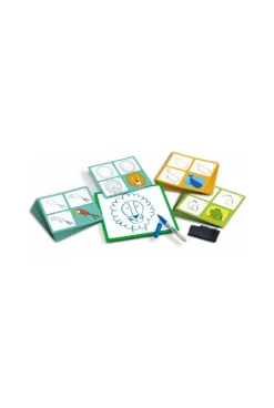 Jeux de dessin step by step les animaux Djeco