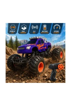 Le monster truck tout-terrain télécommandé 1:18