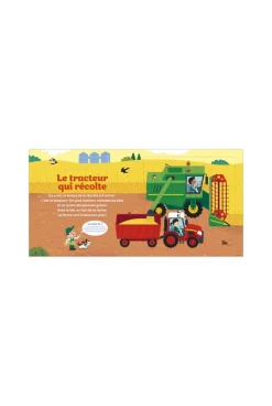 Livre 5 Puzzles 9 pièces les tracteurs