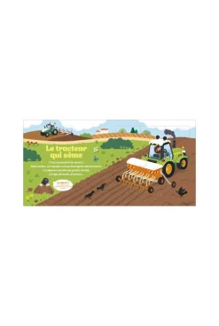 Livre 5 Puzzles 9 pièces les tracteurs