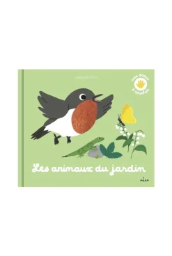 Livre à toucher Mes animaux du jardin - Milan Jeunesse