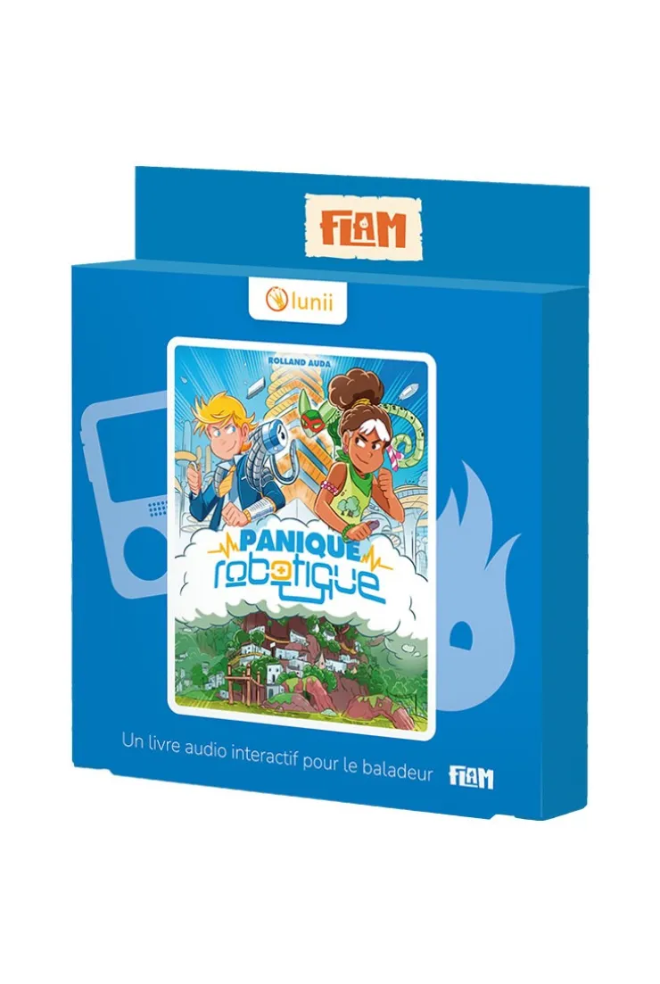 Livre audio interactif pour FLAM, Panique robotique Lunii