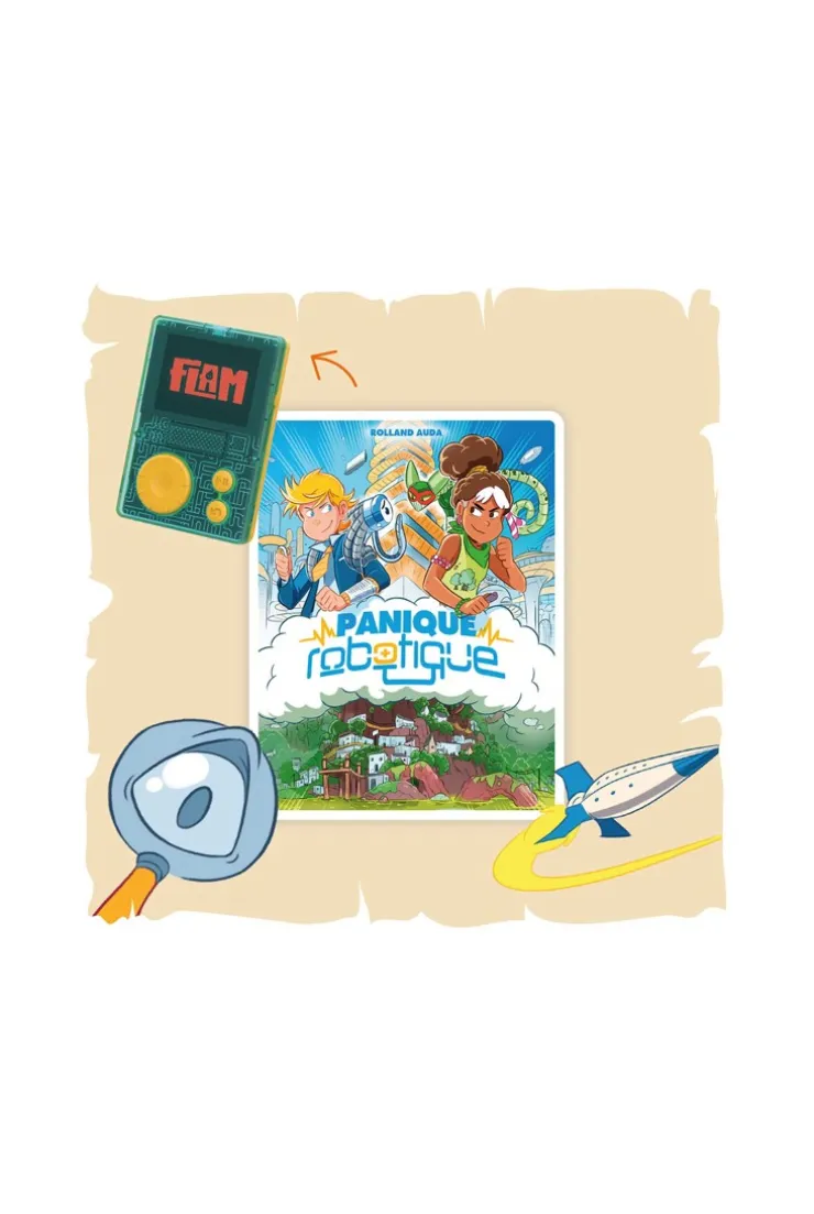 Livre audio interactif pour FLAM, Panique robotique Lunii