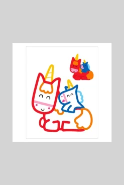 Livre Coloriages brillants Licornes