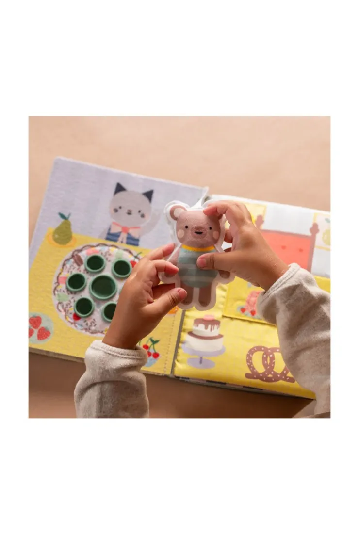 Livre d’activités en tissu busy book ma journée TAF TOYS