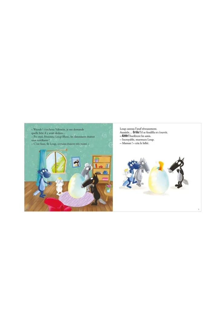 Livre Le loup qui adorait les dinosaures