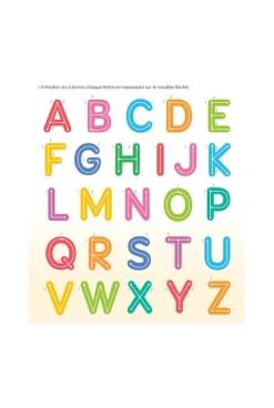 Livre Les lettres majuscules J'écris et recommence à l'infini