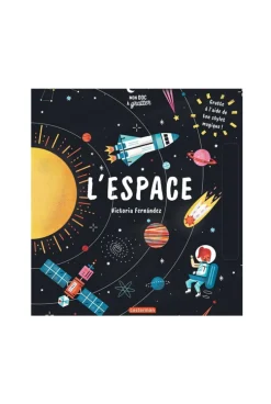 Livre L'espace mon doc à gratter - Casterman