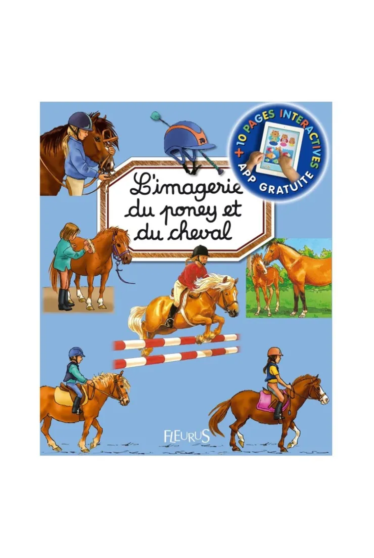 Livre L'imagerie du poney et du cheval - Fleurus