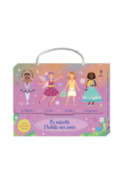 Livre Ma valisette, j'habille mes amies, princesses, fées filles et ballerines