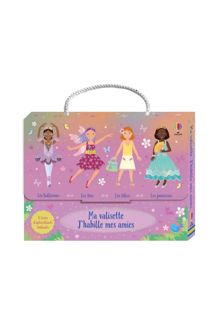 Livre Ma valisette, j'habille mes amies, princesses, fées filles et ballerines