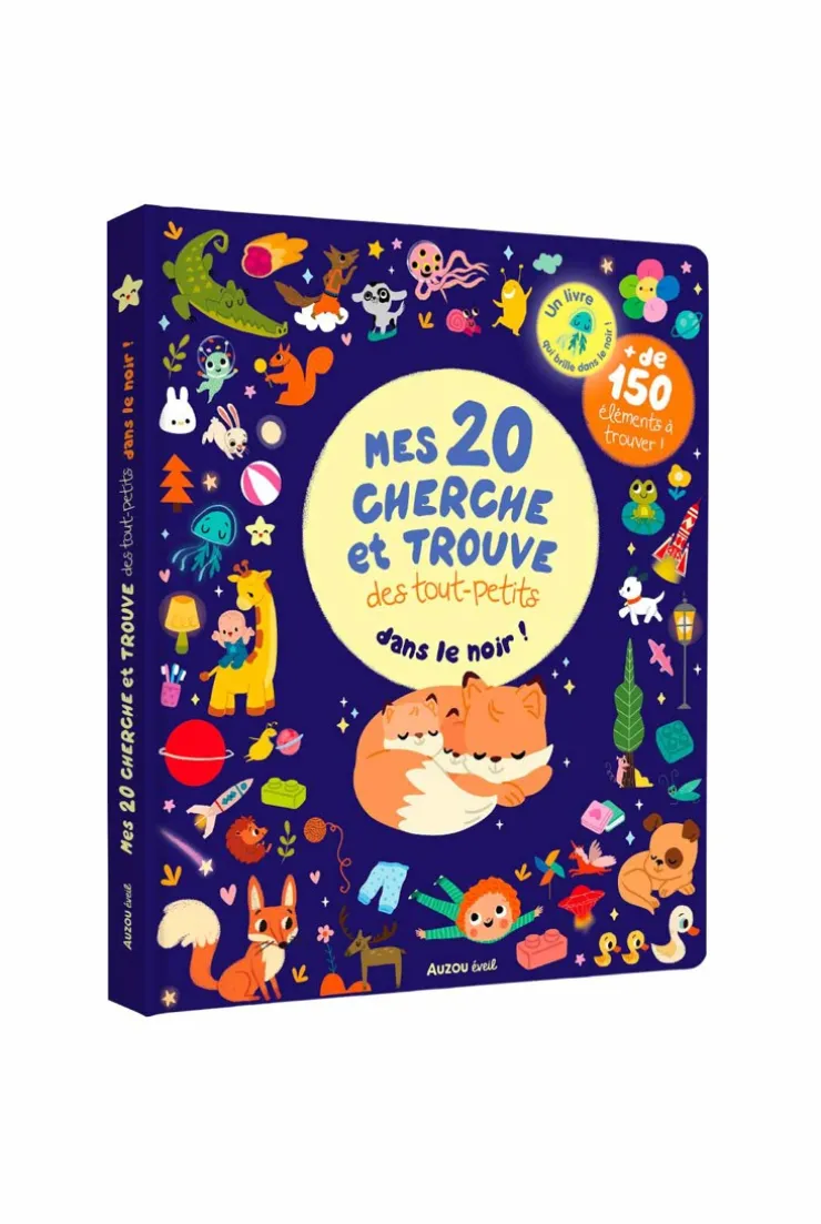 Livre Mes 20 cherche et trouve des tout petits, qui brille dans le noir !