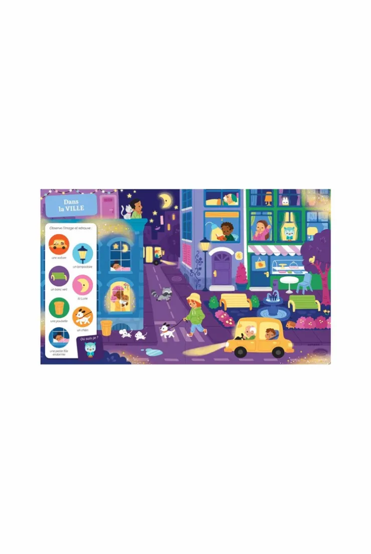 Livre Mes 20 cherche et trouve des tout petits, qui brille dans le noir !