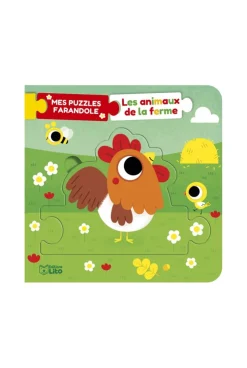 Livre Mes puzzles farandole les animaux de la ferme