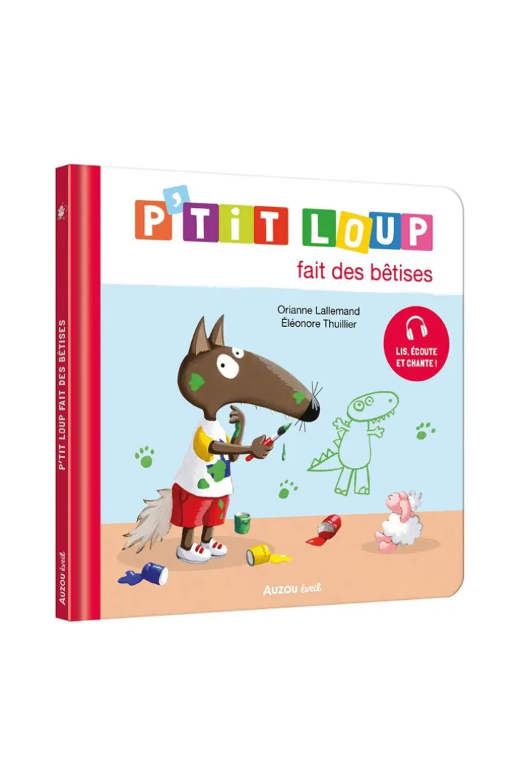 Livre P'tit loup fait des bêtises - Auzou