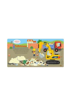 Livre Puzzle 9 p engins de chantier