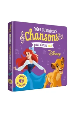 Livre sonore Disney mes premières chansons pour danser - Hachette Jeunesse