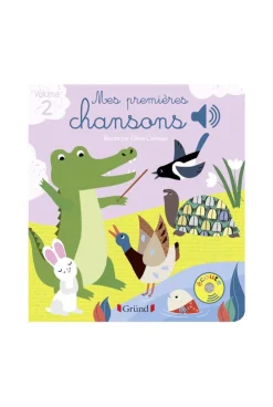 Livre Sonore Mes premières chansons T2 - Gründ