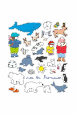 Livre T'Choupi Le grand cahier d'autocollants les animaux - Nathan Jeunesse