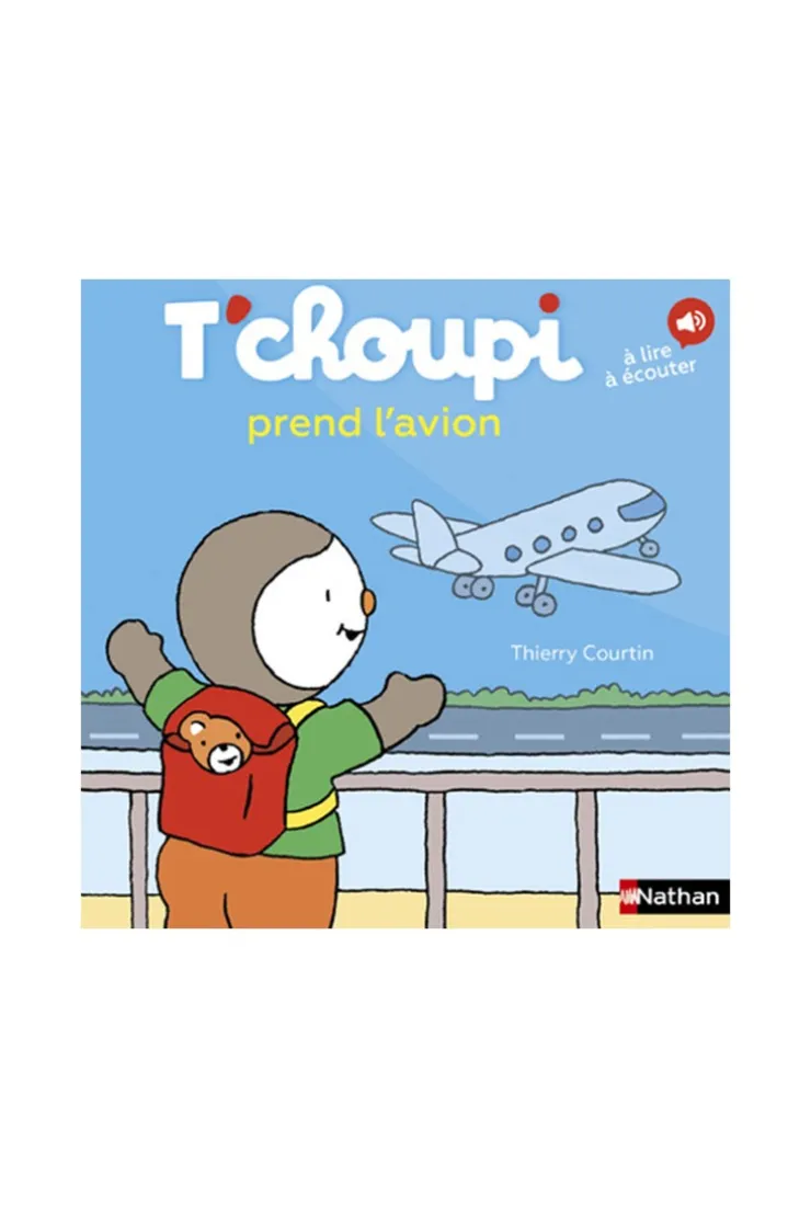 Livre T'choupi prend l'avion
