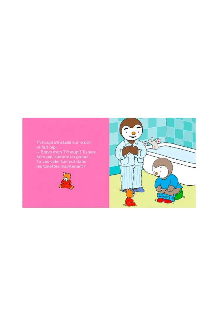 Livre T'choupi va sur le pot - Nathan Jeunesse