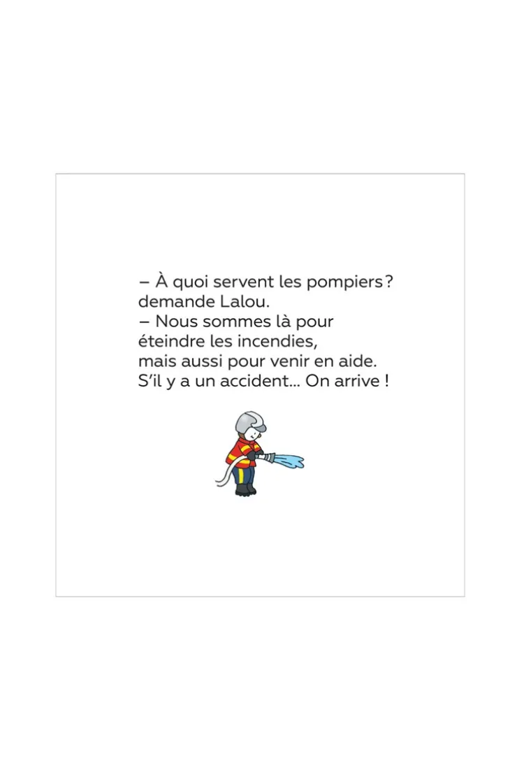 Livre Tchoupi visite la caserne des pompiers - Nathan Jeunesse