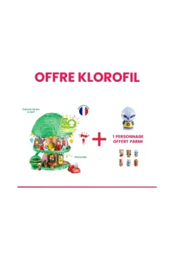 Lot Arbre magique et 2 figurines Anniversaire + 1 figurine offerte Klorofil