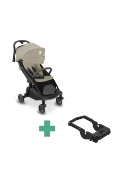 Lot Poussette Stroll Lite taupe + Connecteur