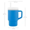 Ma première tasse en silicone bleu océan