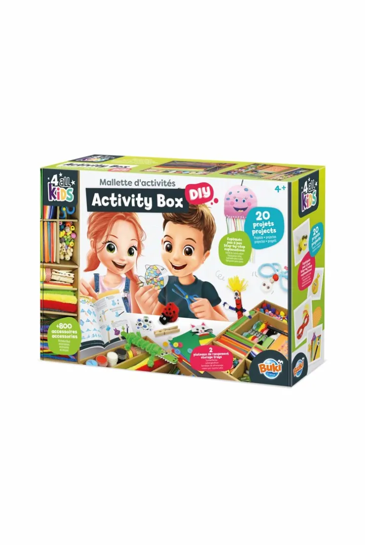 Mallette d'activités de loisirs créatifs, Buki
