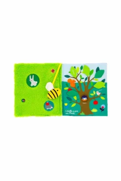Mon grand livre en tissu d'éveil tactile