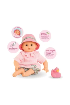 Mon premier poupon de bain Coralie en bloomer Corolle