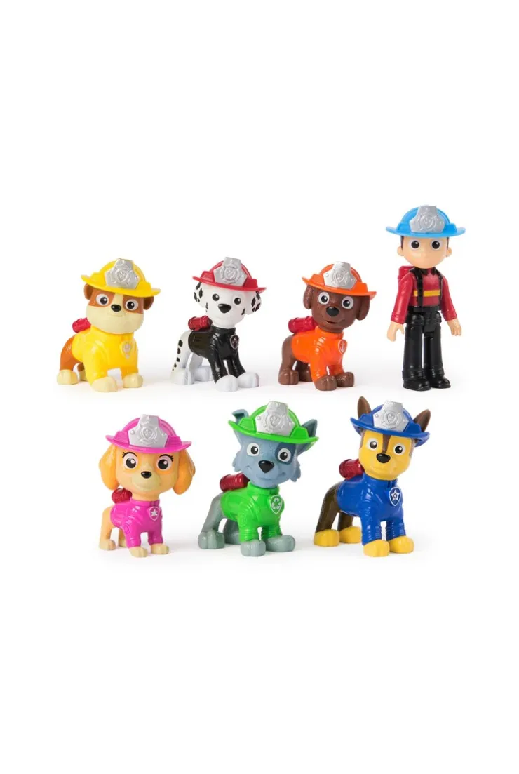 Multipack de 7 figurines Fire Rescue La Pat' Patrouille, Spin Master