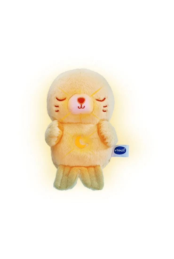 Peluche veilleuse phoque lumineuse et sonore Lumizen