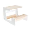 Petit bureau d'écolier naturel et blanc Oxybul
