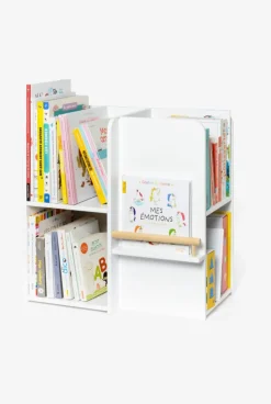 Petite bibliothèque multifaces blanc Oxybul