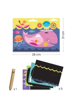 Pochette Cartes à gratter C'est rigolo à découvrir Djeco