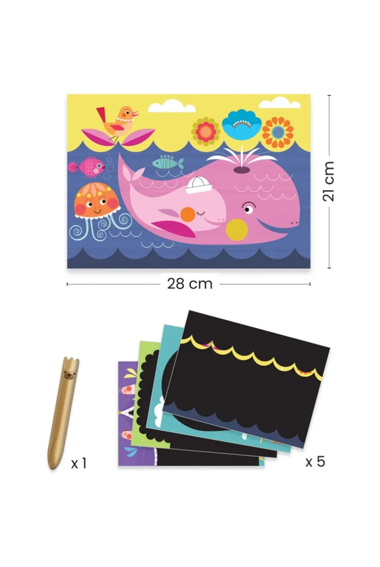Pochette Cartes à gratter C'est rigolo à découvrir Djeco
