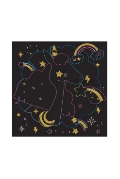 Pochette Cartes à gratter Licornes et chevaux - Gründ