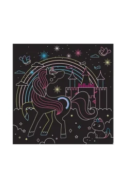 Pochette Cartes à gratter Licornes et chevaux - Gründ